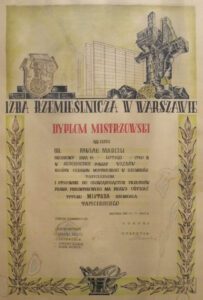 Dyplom mistrzowski